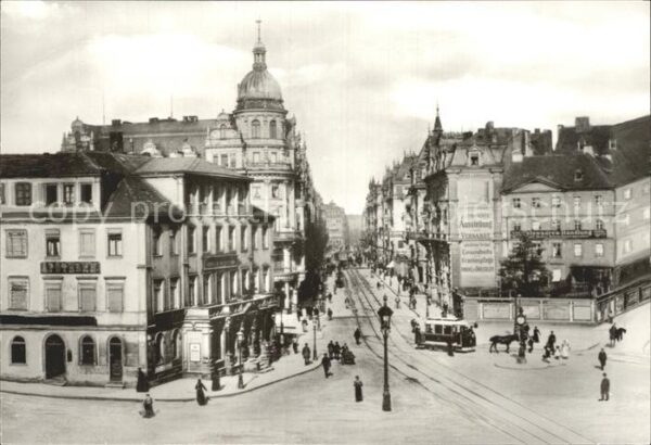 Dresden um 1900 König Johann Strasse
