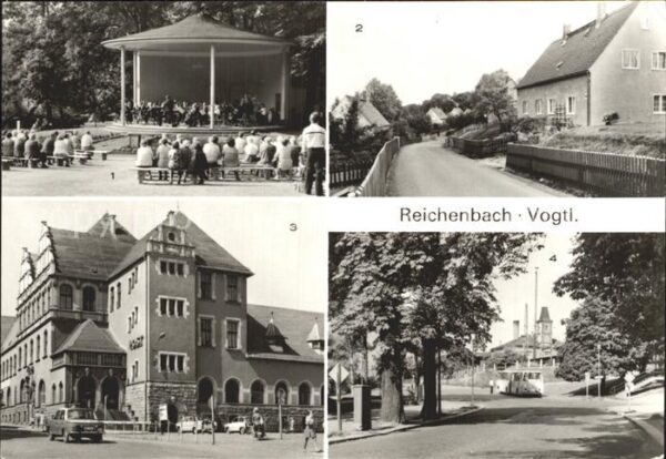 Reichenbach Vogtland Stadtpark Musikpavillon Am Göltzschtalb