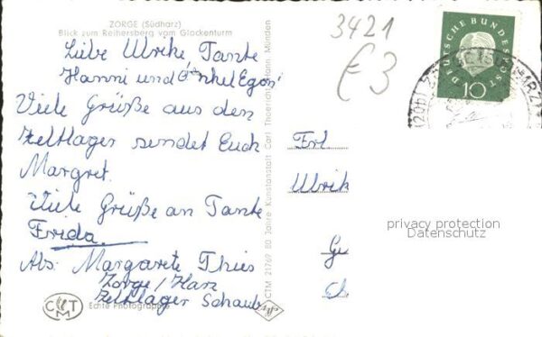 Zorge Blick zum Reihersberg vom Glockenturm – Bild 2