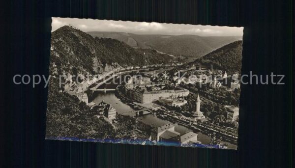 Bad Ems Panorama lahnaufwärts