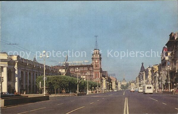 Leningrad St Petersburg Nevsky Prospekt