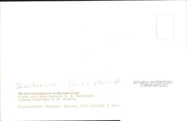 Shushenskoe Lenins Haus Museum – Bild 2