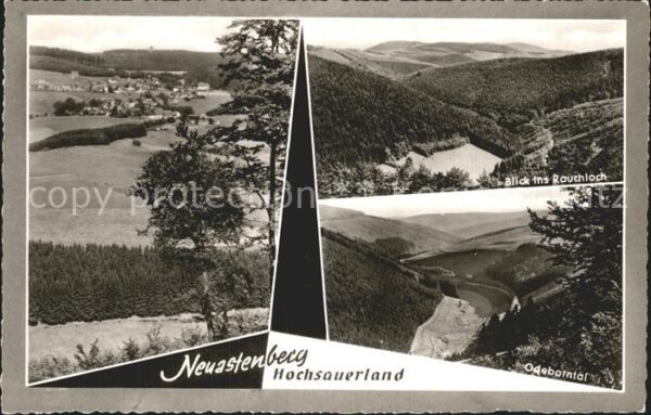 Neuastenberg Panorama Luftkurort Rauchloch Odebornta