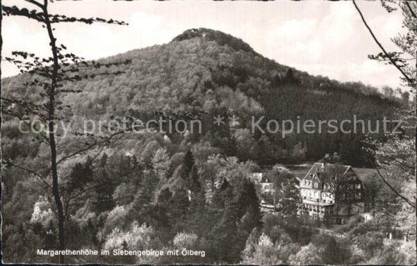 Margarethenhoehe Koenigswinter im Siebengebirge mit Ölberg