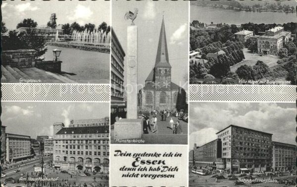 Essen Ruhr Grugapark Münsterkirche Villa Hütel Bal