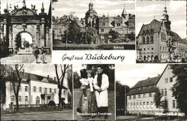 Bueckeburg Schlosstor Schloss Rathaus Jugendherber
