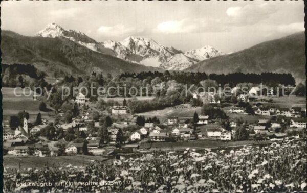 Bad Kohlgrub Gesamtansicht mit Alpenpanorama Klammsp