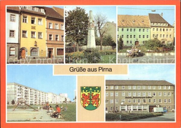Pirna Haus des Th Jacobaer Postmeilensäule Ma