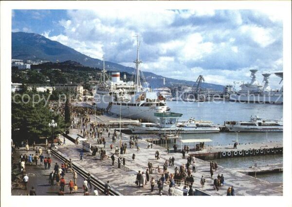 Jalta Yalta Krim Crimea Hafen Schiffe