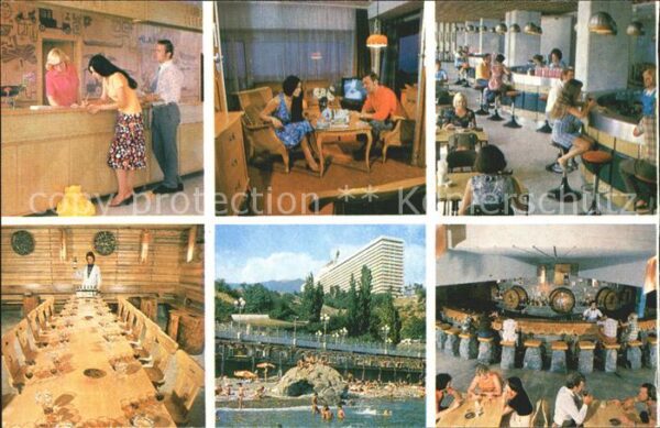 Jalta Yalta Krim Crimea Hotel Yalta Restaurant Bar Strand