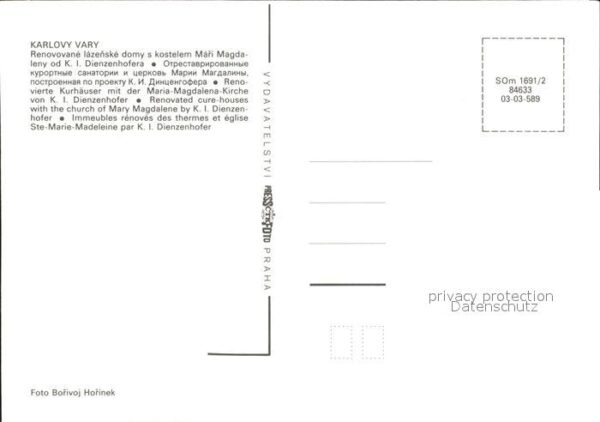 Karlovy Vary Renovierte Kurhäuser Maria Magdalena Ki – Bild 2