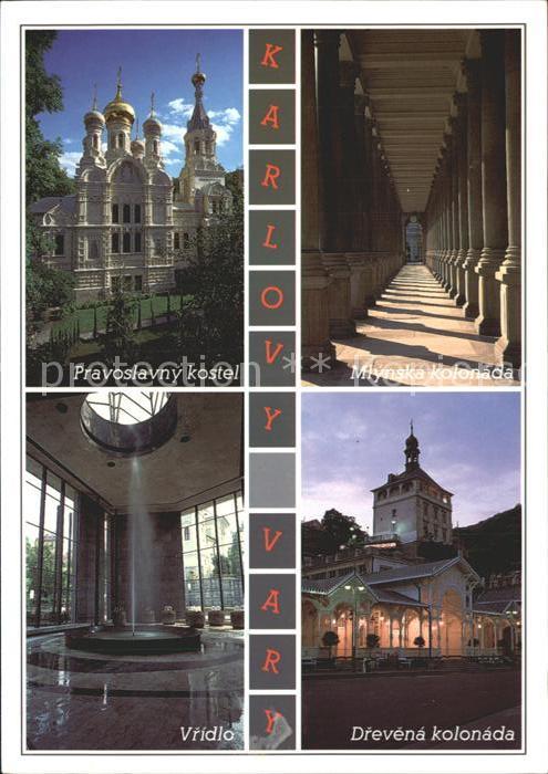 Karlovy Vary Pravoslavny kostel Mlynska kolonada Vri