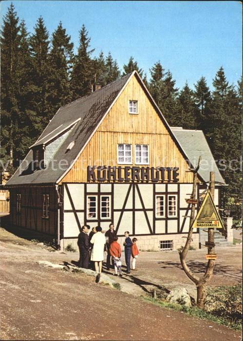 Sosa Erzgebirge Gaststätte Köhlerhütte Talsperre des Fr