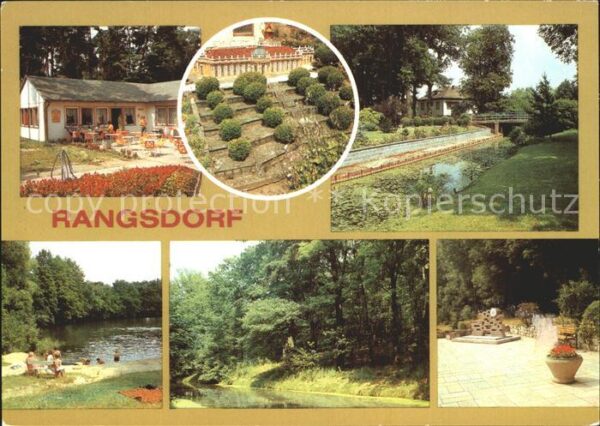 Rangsdorf Eiscafe Schloss Sanssouci Miniatur Klei