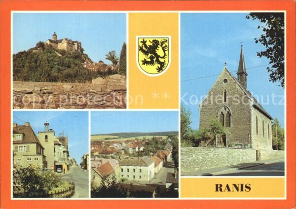 Ranis Burg Kirche Pössnecker Strasse Ortsansi