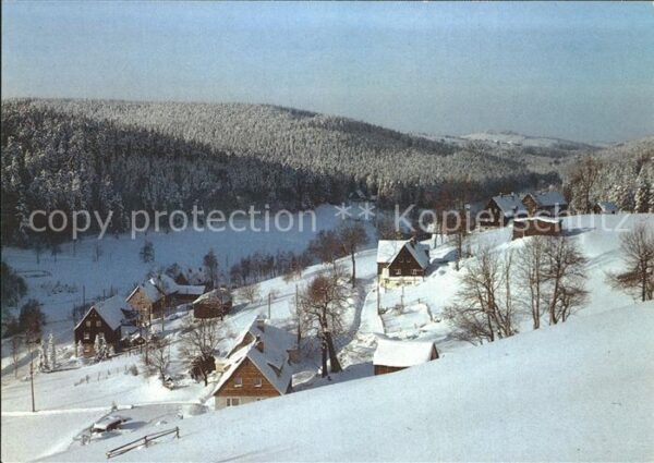 Rehefeld-Zaunhaus Winterpanorama