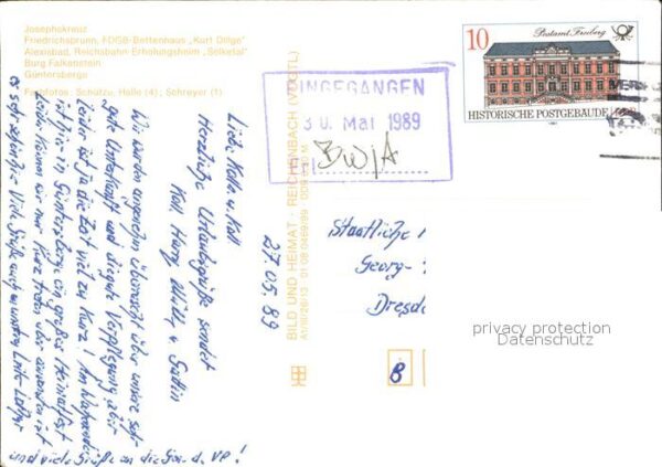 Harz Region Josephskreuz Friedrichsbrunn FDGB Bette – Bild 2