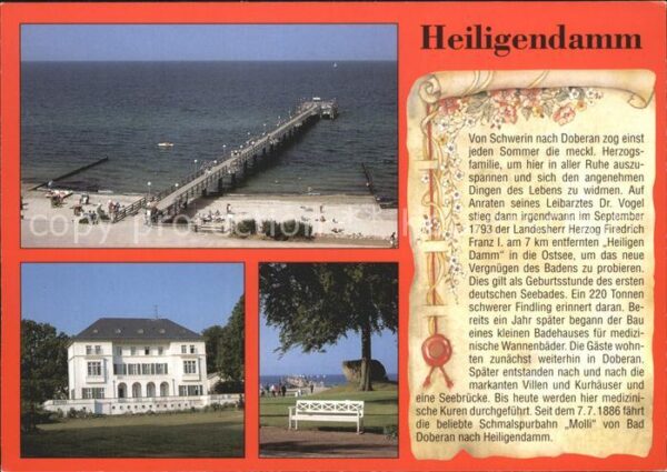 Heiligendamm Ostseebad Strand Steg Kurhotel Promenade Geschich