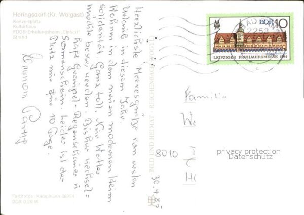 Heringsdorf Ostseebad Usedom Konzertplatz Kulturhaus FDGB Erholungsh – Bild 2