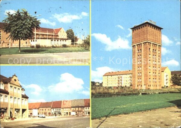 Herzberg Elster Kulturhaus Karl Marx Platz Wasserturm S