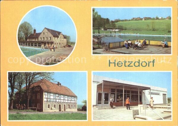 Hetzdorf Halsbruecke Betriebsferienheim Narva Freibad Sumpfm