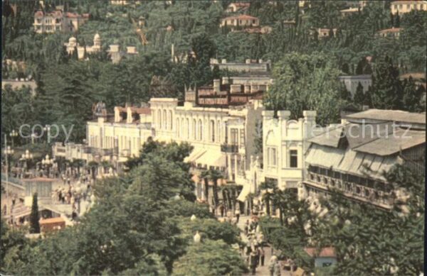 Jalta Yalta Krim Crimea Promenade Gebäude