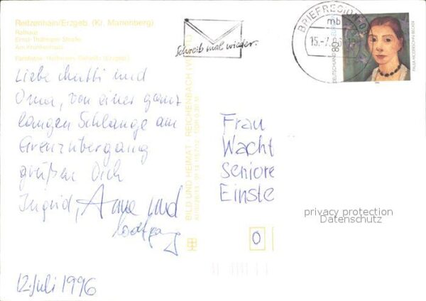 Reitzenhain Erzgebirge Rathaus Ernst Thälmann Strasse Krankenh – Bild 2