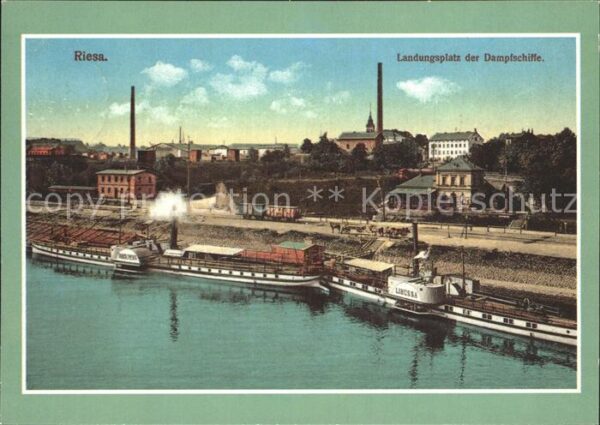 Riesa Sachsen Raddampfer Libussa John Penn Landungspl