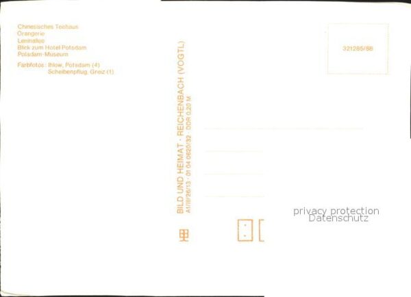 Potsdam Chinesisches Teehaus Orangerie Leninall – Bild 2