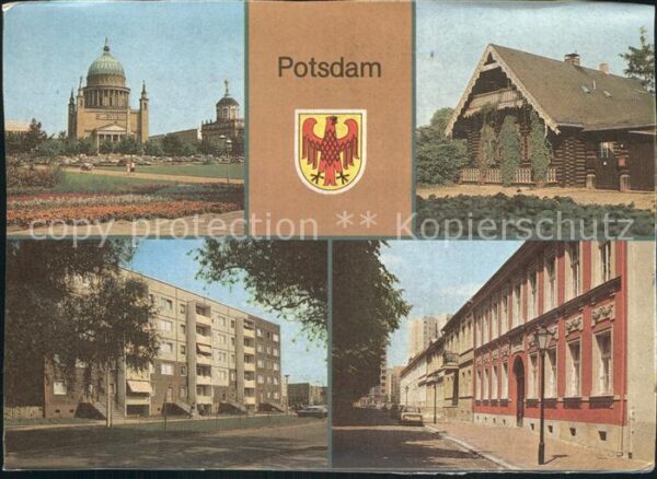 Potsdam Alter Markt Nikolaikirche Russische Kol