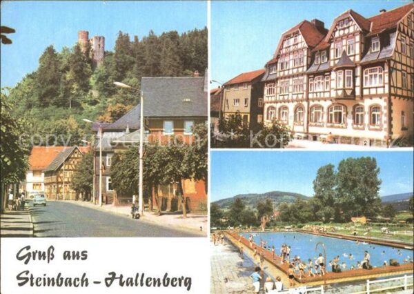 Steinbach-Hallenberg Hallenburg FDGB Erholungsheim Fortschri