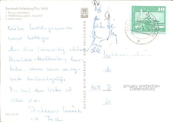 Steinbach-Hallenberg Hallenburg FDGB Erholungsheim Fortschri – Bild 2