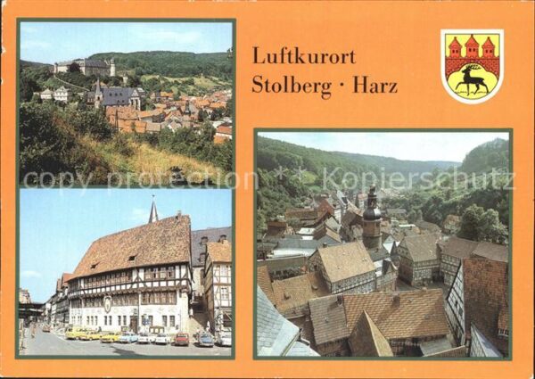 Stolberg Harz FDGB Erholungsheim Rathaus Fachwerkhaus