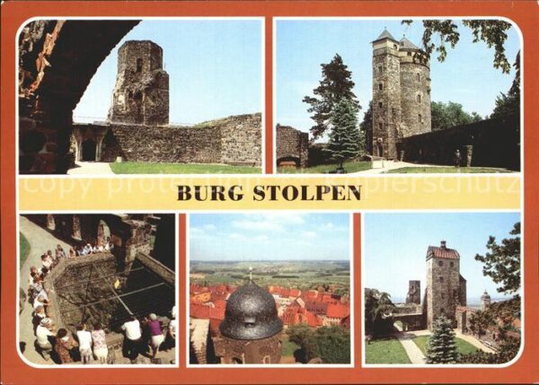 Stolpen Burg Siebenspitzenturm Johannisturm Bru