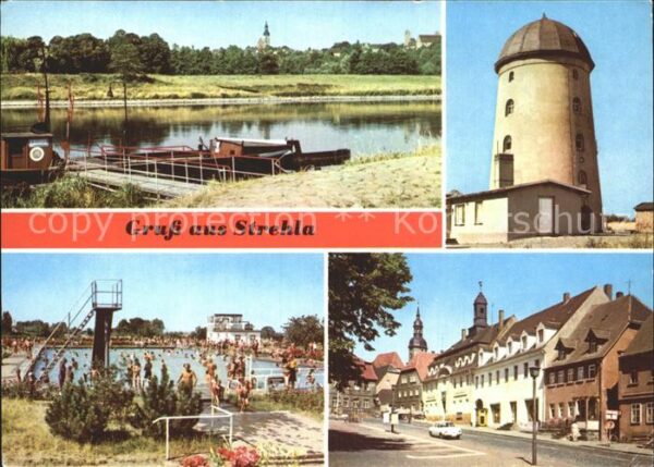 Strehla Partie an der Elbe Jugendherberge Freib