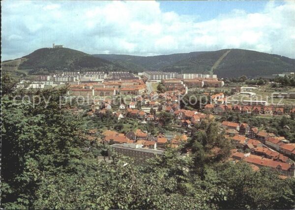 Suhl Thueringer Wald Panorama Blick von der Ottilienkapelle