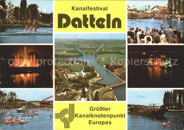 Datteln Kanalfestival Grösster Kanalknotenpunkt