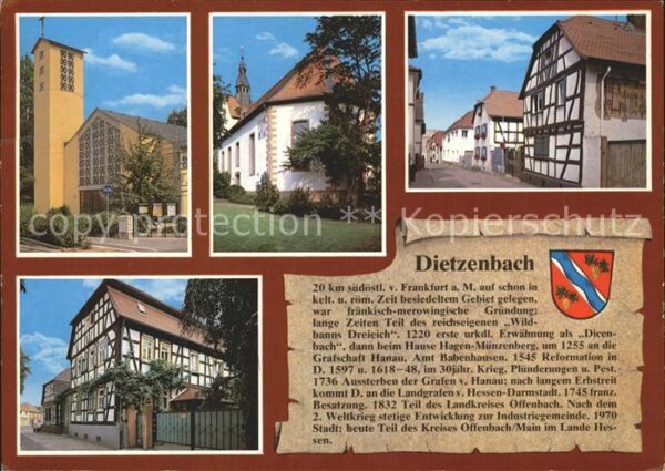 Dietzenbach St Martinkirche ev Kirche Schäfergasse