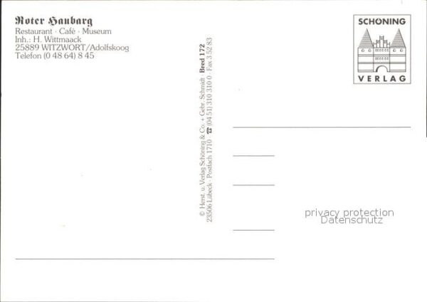 Witzwort Roter Haubarg Restaurant Cafe Museum Hi – Bild 2