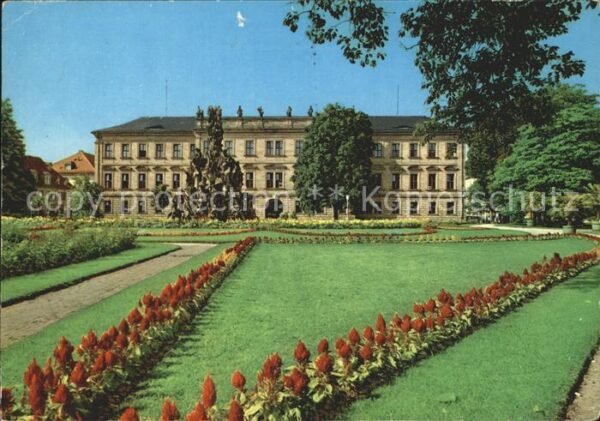 Erlangen Schloss Hugenottenbrunnen Park