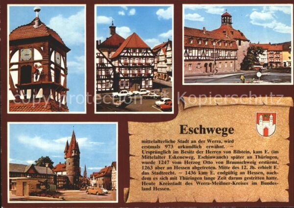 Eschwege Der Dietmann Schloss Turm Fachwerkhaus