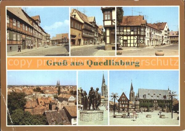 Quedlinburg Pölkestrasse Marktstrasse Carl Ritter S