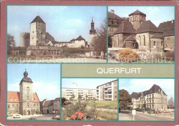 Querfurt Burg Rathaus Neubaugebiet Polytechnisch