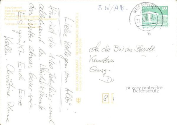 Querfurt Burg Rathaus Neubaugebiet Polytechnisch – Bild 2