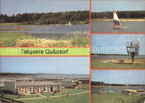 Kollm Talsperre Bungalowsiedlung Windsurfing