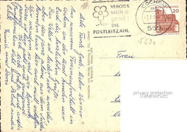 Cochem Mosel Teilansichten Burg Moseltal – Bild 2