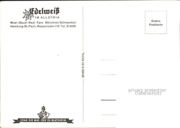 St Pauli Edelweiss im Allotria Restaurant – Bild 2