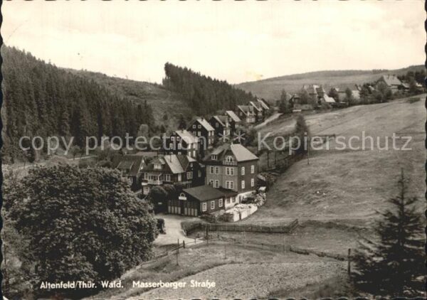 Altenfeld Thueringen Häuserpartie Masserberger Strasse Thüri