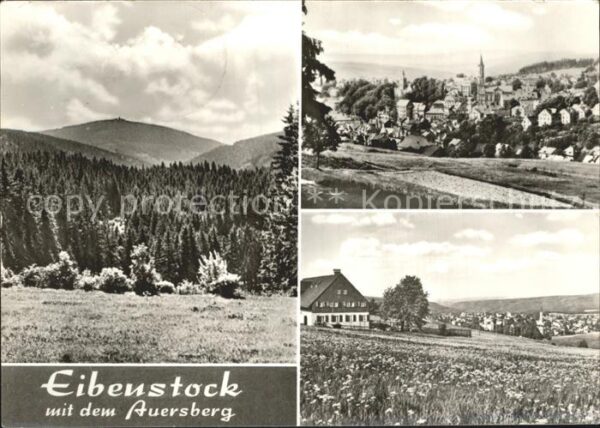Eibenstock Panorama Auersberg Landschaft