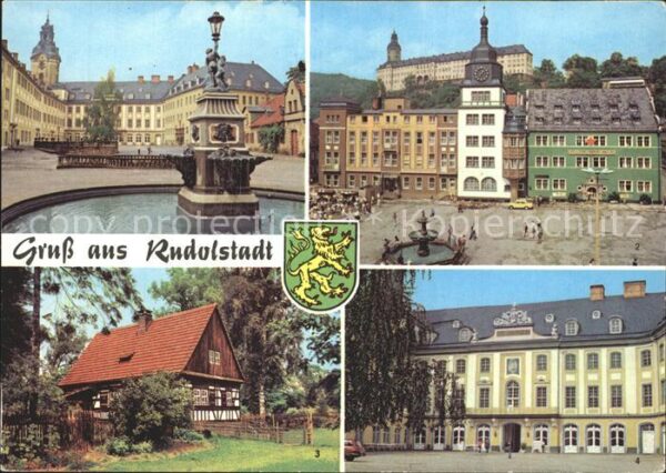 Rudolstadt Schloss Heidecksburg Marktplatz Volksku